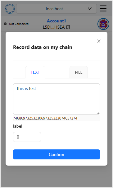 data display